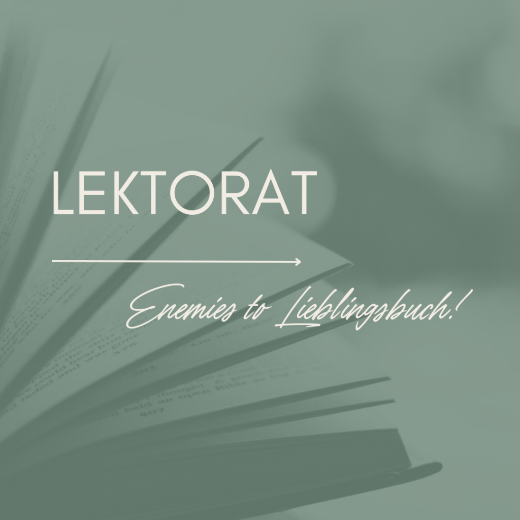 Lektorat - Enemies to Lieblingsbuch
